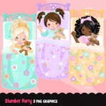 Arquivo Kit Digital Festa do Pijama Meninas 1