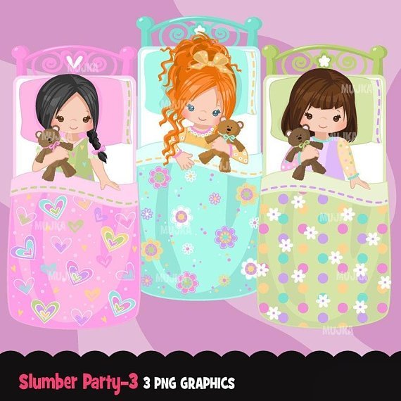 Slumber-Party-3-MUJKA Arquivo Kit Digital Festa do Pijama Meninas 3 - Imagem 1