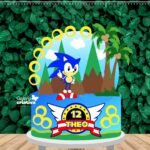 Arquivo Topo de Bolo Sonic em Camadas