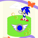 Arquivo Topo de Bolo Sonic em Camadas 2