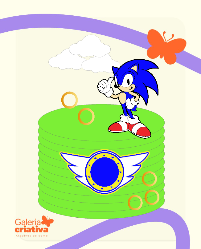 Sonic em Camadas 2 Arquivo Topo de Bolo Sonic em Camadas 2 - Imagem 1