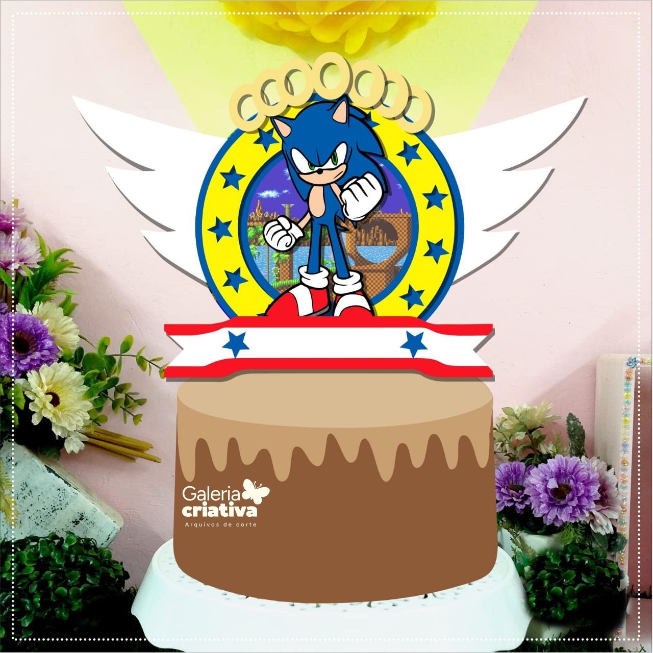 Sonic em Camadas 3 Arquivo Topo de Bolo Sonic em Camadas 3 - Imagem 1