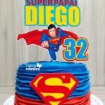 Arquivo Topo de Bolo Super Homem Papai