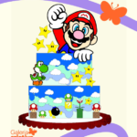 Arquivo Topo de Bolo Super Mario Bros em Camadas 6