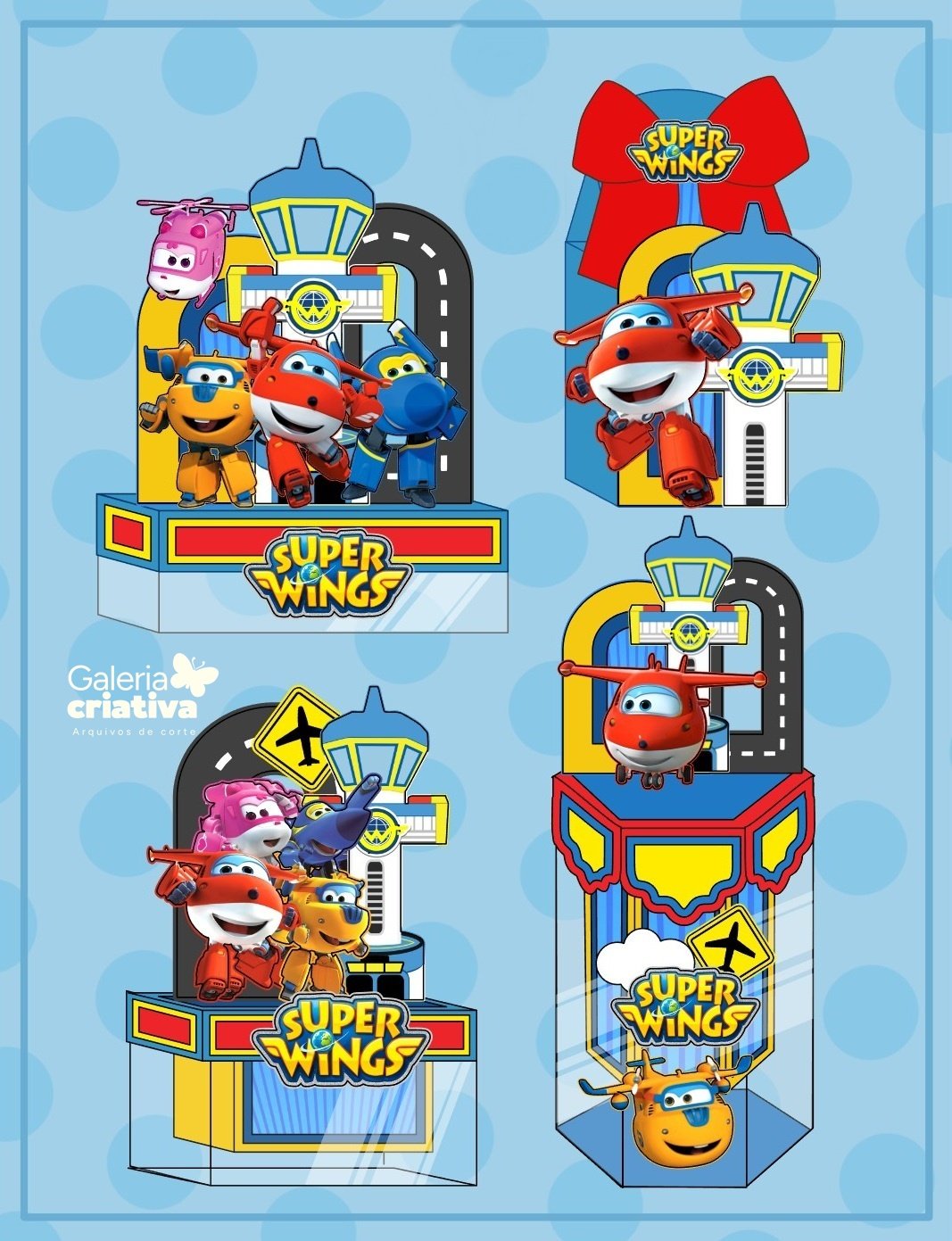 Super Wings 11 Arquivo de Corte Super Wings 11 - Imagem 1