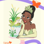 Arquivo Topo de Bolo Tiana - A Princesa e o Sapo em Camadas
