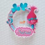 Arquivo Topo de Bolo Trolls Circular