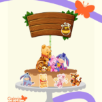 Arquivo Topo de Bolo Ursinho Pooh Baby