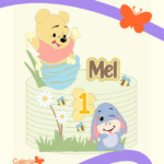 Arquivo Topo de Bolo Ursinho Pooh Baby em Camadas 3