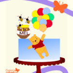 Arquivo Topo de Bolo Ursinho Pooh Balões