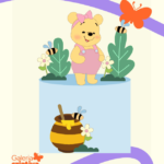 Arquivo Topo de Bolo Ursinho Pooh Menina