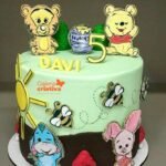 Arquivo Topo de Bolo Ursinho Pooh Baby Cute Pooh Cute