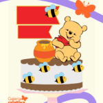 Arquivo Topo de Bolo Ursinho Pooh em Camadas 8
