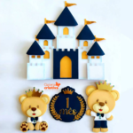 Arquivo Topo de Bolo Ursinho Principe realeza Camadas