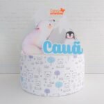 Arquivo Topo de Bolo Urso Polar