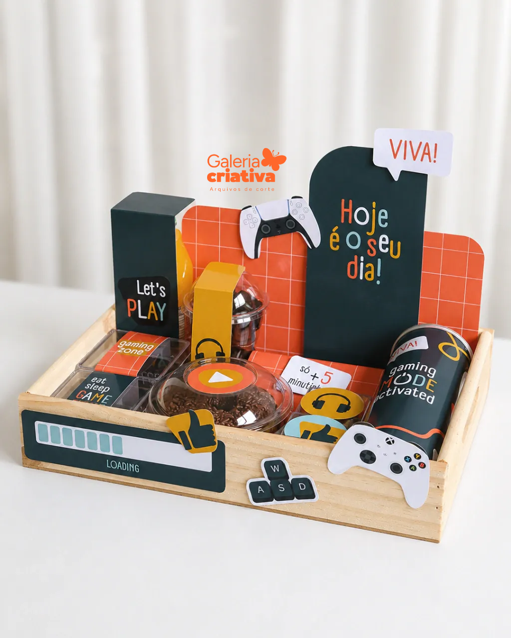 VIDEO GAME 17 Arquivo Tags para Cesta Video Game - Imagem 1
