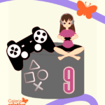 Arquivo Topo de Bolo Video Game Menina