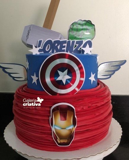 Vingadores 4 Arquivo Topo de Bolo Vingadores 4 - Imagem 1