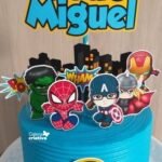 Arquivo Topo de Bolo Vingadores Cute