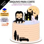 Arquivo Topo de Bolo Wandinha baby Camadas