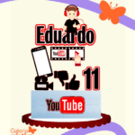 Arquivo Topo de Bolo Youtuber em Camadas