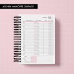 Arquivo Miolo Agenda Manicure 2027 - Imagem 2