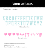 Arquivo de Corte Varal de Letras - Imagem 2