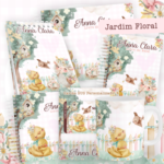 Arquivo Encadernação Baby Jardim Floral