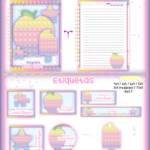 Arquivo Caderno e Etiqueta Escolar POPT IT