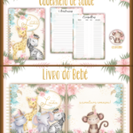 Arquivo Encadernação Baby Safari Boho