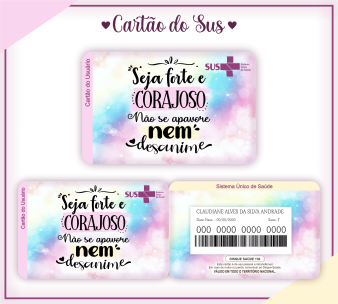 01-Tie Dye. Arquivo Cartão SUS Tie Dye. - Imagem 1