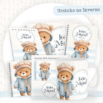 Arquivo Encadernação Baby Ursinho no Inverno