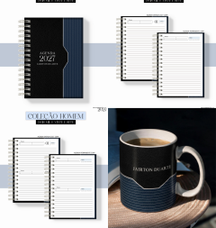 02-AGENDA HOMEM BLCK BLUE. Arquivo Agenda Masculina Black Blue - Imagem 1