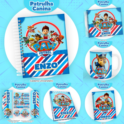 02-Patrulha-Canina Arquivo Combo Escolar Patrulha Canina - Imagem 1
