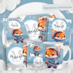Arquivo Encadernação Baby Raposinha Astronauta