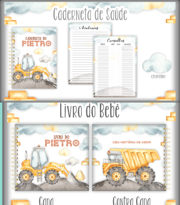 03- TRATOR Arquivo Encadernação Baby TRATOR - Imagem 1
