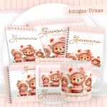 Arquivo Encadernação Baby Amigas Ursas