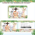 Arquivo Cartão SUS Bichinhos na Floresta
