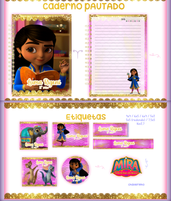 04-MIRA-DETETIVE Arquivo Caderno e Etiqueta Escolar MIRA DETETIVE - Imagem 1