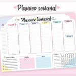 Arquivo Planner Semanal de Mesa