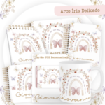 Arquivo Encadernação Baby ARCO ÍRIS DELICADO