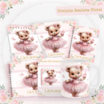 Arquivo Encadernação Baby Ursinha Floral