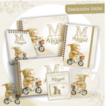 Arquivo Encadernação Baby Coelhinho Linho