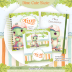 Arquivo Caderneta e Cartão SUS Dino Skate