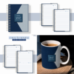 Arquivo Agenda Masculina Couro Azul