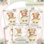 Arquivo Encadernação Baby Ursinha Verde