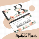 Arquivo Cartão SUS Adulto Alfabeto Floral