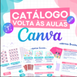 Arquivo Catálogo Volta as Áulas - Editável no Canva