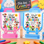 Arquivo Dia das Crianças Mochilha Rosa e Azul