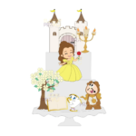 Arquivo Topo de Bolo Princesa Bela